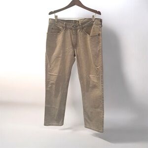Lee Khaki Straight-Leg Regular Fit Jeans 36x30